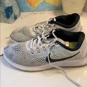 Grey Nike Free Runs